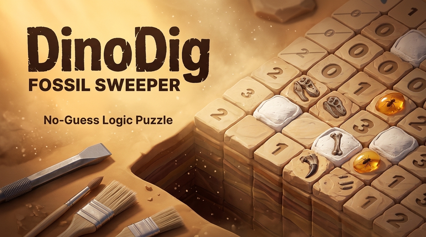 DinoDig Feature Graphic Banner