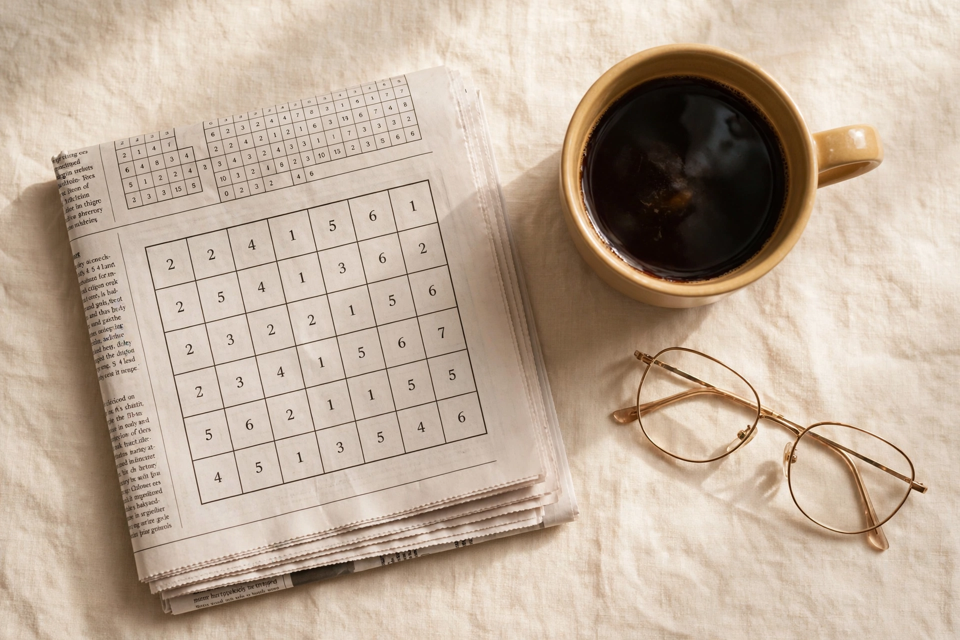 Breakfast Puzzles Flatlay Preview
